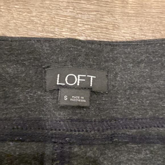 ANN TAYLOR LOFT Charcoal Shaping Bootcut Ponte Pants Size S - Picture 6 of 6